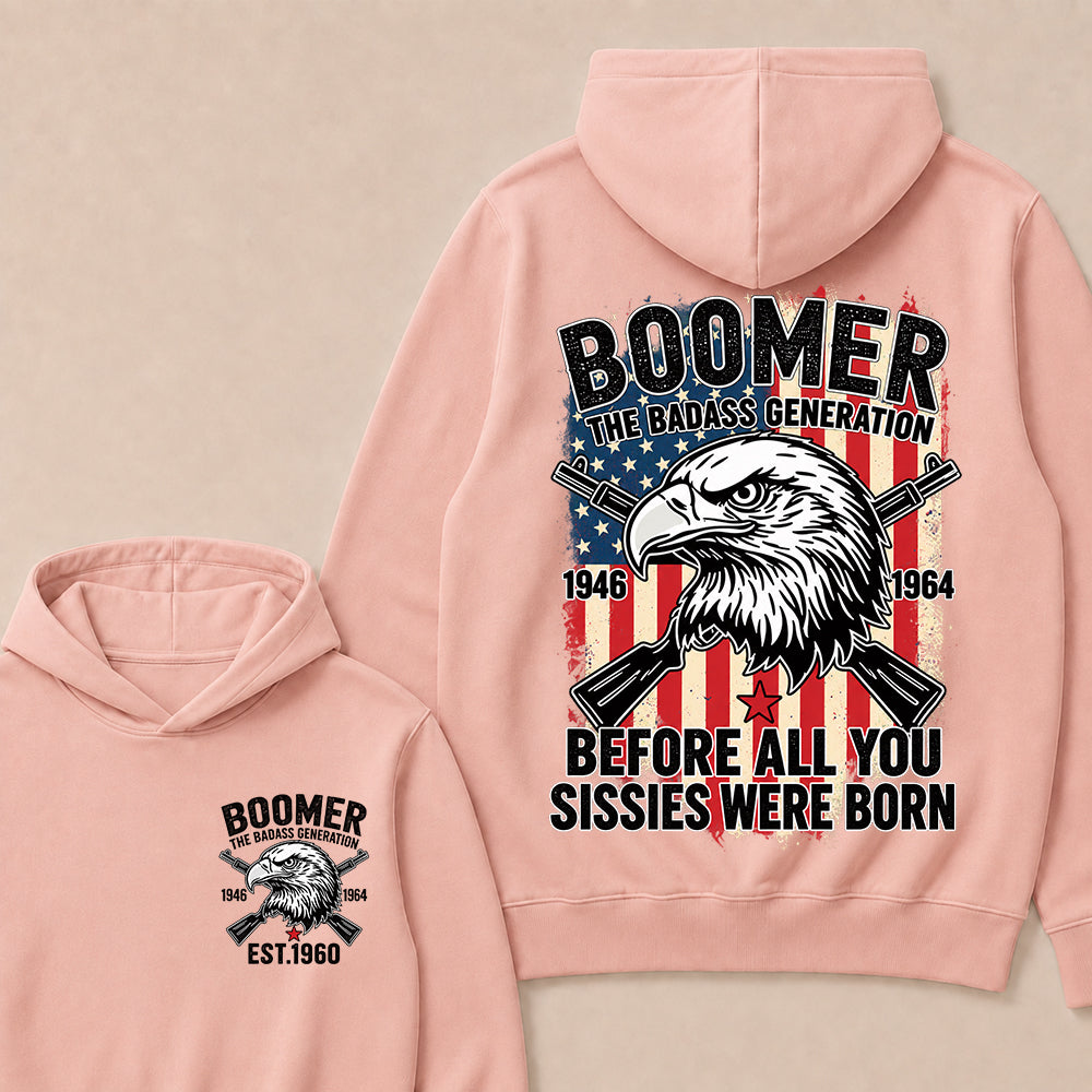 BOOMER The Badass Generation | Eagle, Rifle, and Truth Cool Hoodie