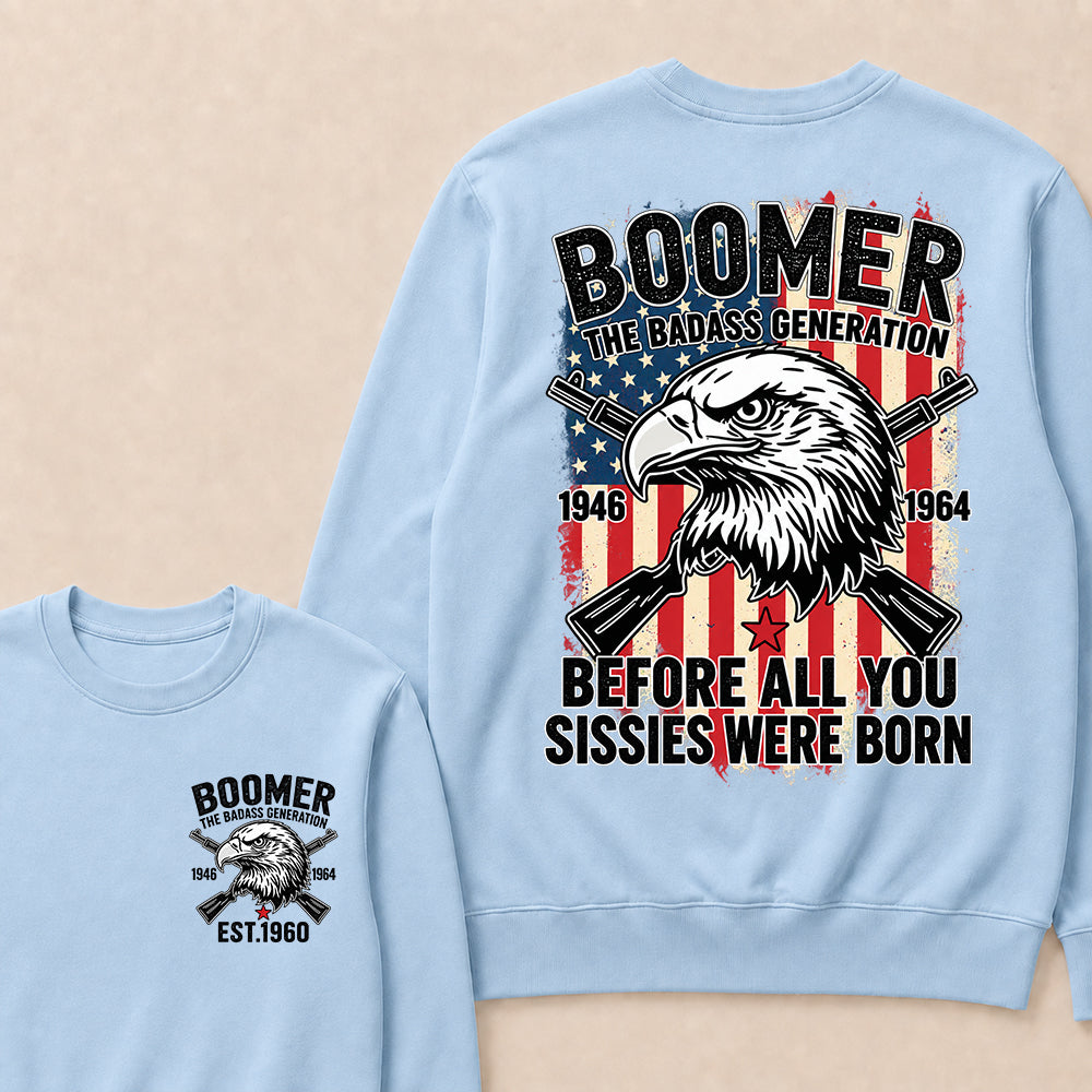 BOOMER The Badass Generation | Eagle, Rifle, and Truth Sweatshirt