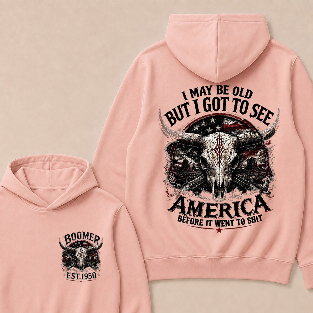 Custom Year "I MAY BE OLD BUT I GOT TO SEE AMERICA" Full Collection Hoodie