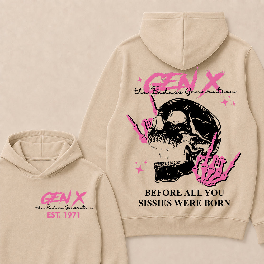 "Gen X – The Badass Generation" Hoodie