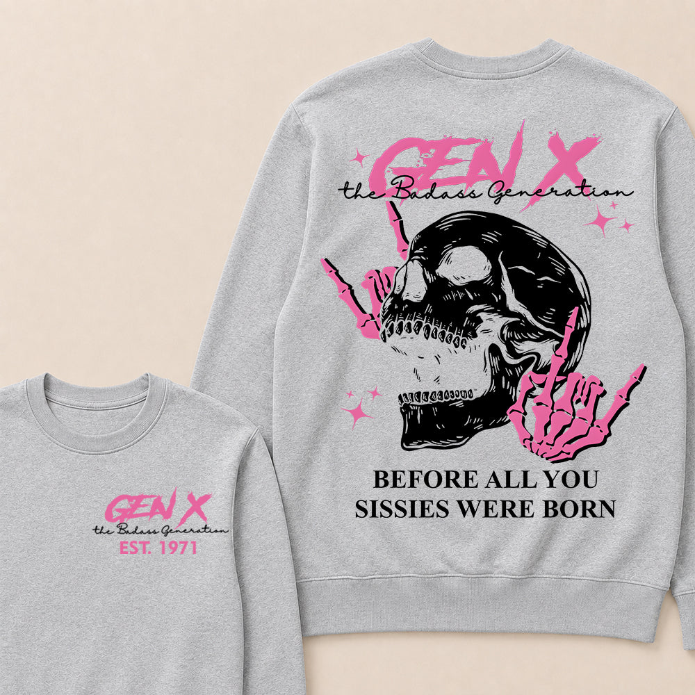 "Gen X – The Badass Generation" Crewneck