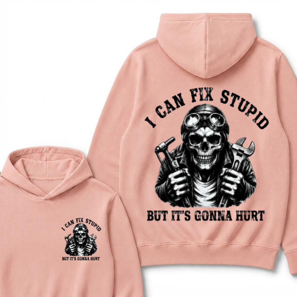 I Can Fix Stupid But It's Gonna Hurt Funny Hoodie
