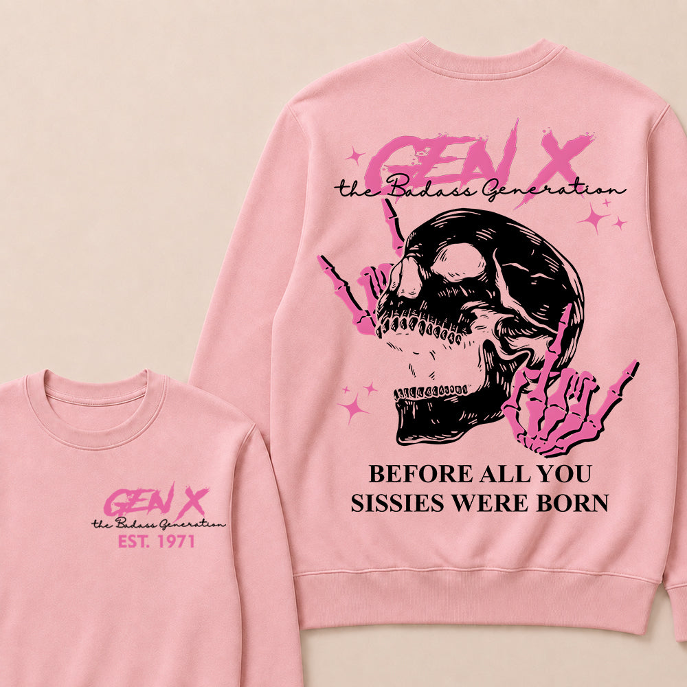 "Gen X – The Badass Generation" Crewneck
