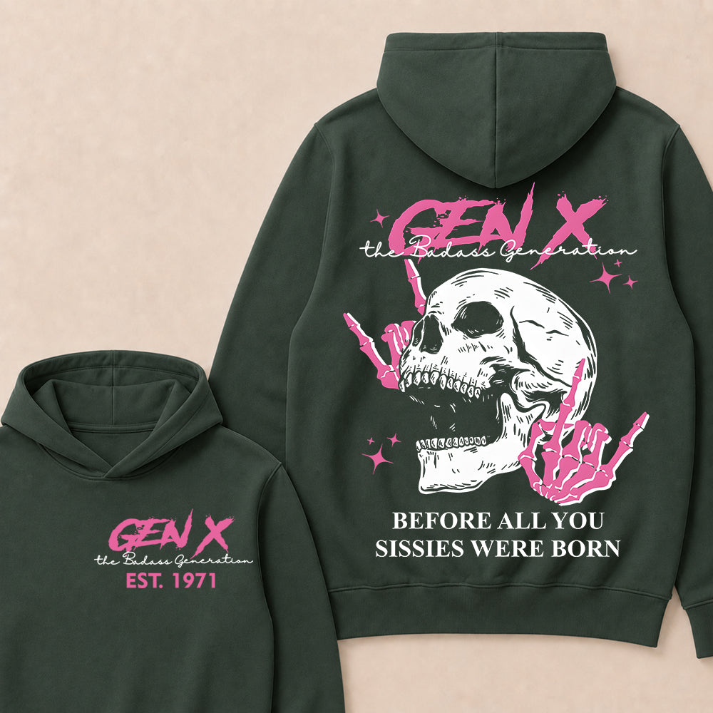 "Gen X – The Badass Generation" Hoodie