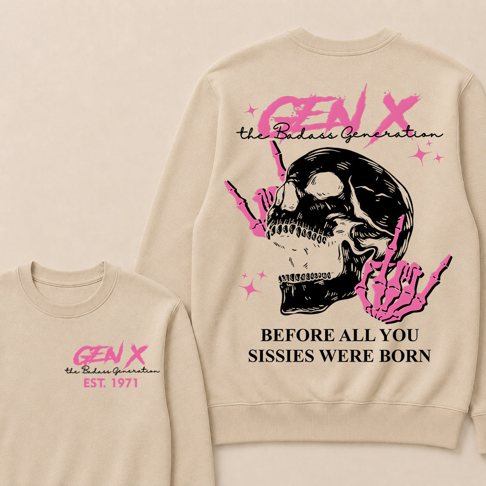 "Gen X – The Badass Generation" Crewneck