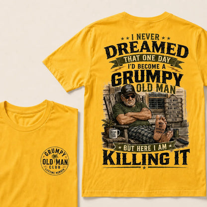 Grumpy Old Man Club T-Shirt – Funny Senior Humor Graphic Tee