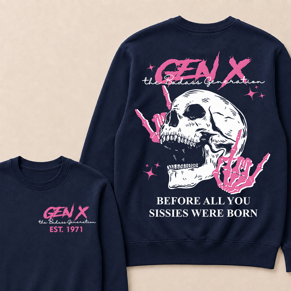 "Gen X – The Badass Generation" Crewneck