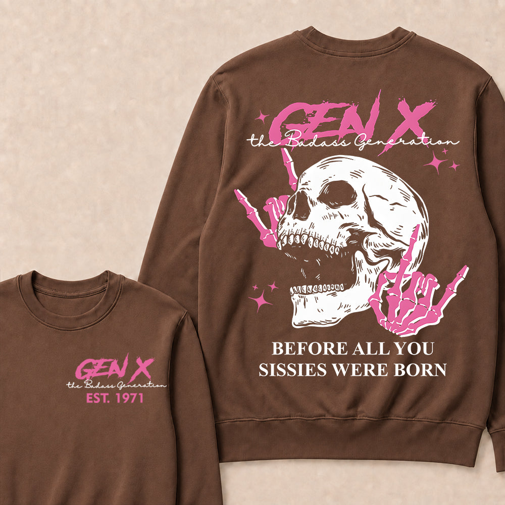 "Gen X – The Badass Generation" Crewneck