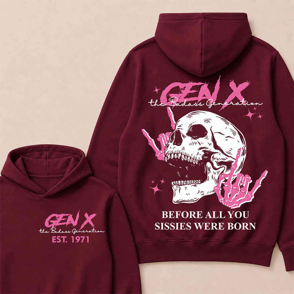"Gen X – The Badass Generation" Hoodie