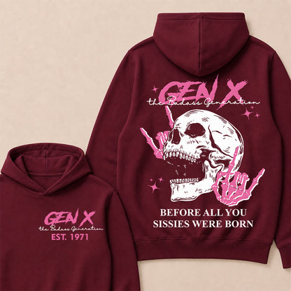 "Gen X – The Badass Generation" Hoodie
