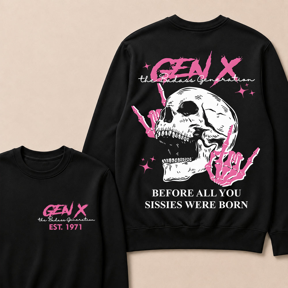 "Gen X – The Badass Generation" Crewneck