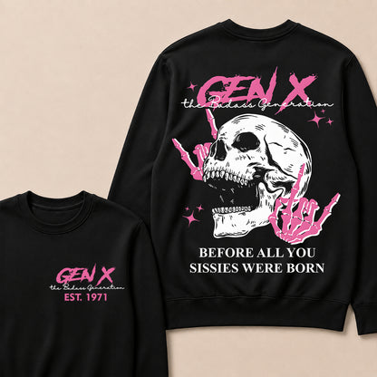 "Gen X – The Badass Generation" Crewneck