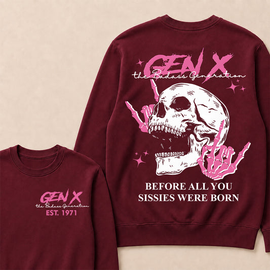 "Gen X – The Badass Generation" Crewneck