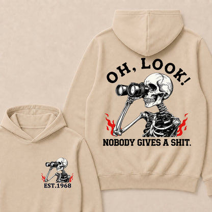 "Oh Look! Nobody Gives A Shit" Custom Year Hoodie