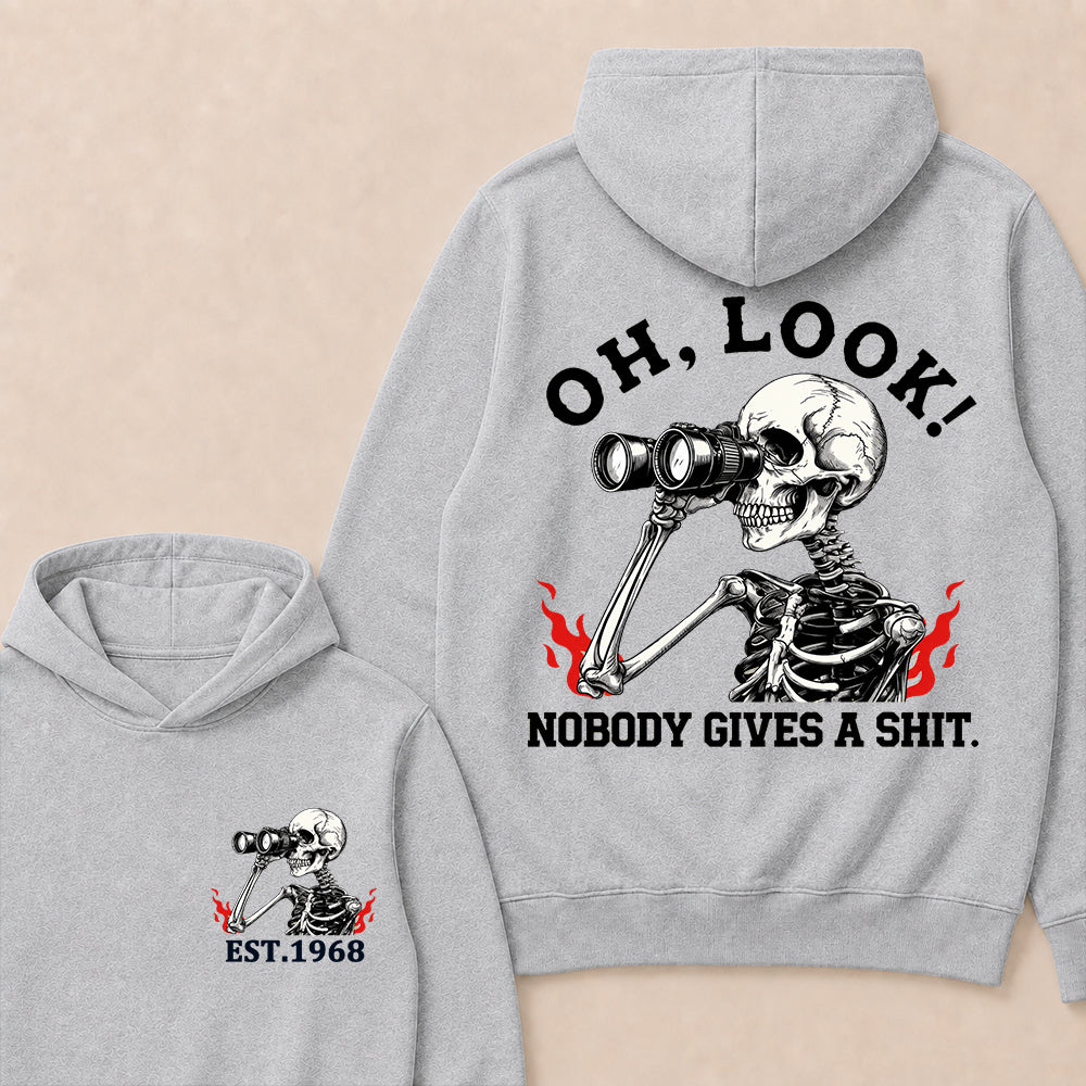 "Oh Look! Nobody Gives A Shit" Custom Year Hoodie