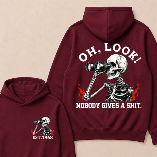 "Oh Look! Nobody Gives A Shit" Custom Year Hoodie
