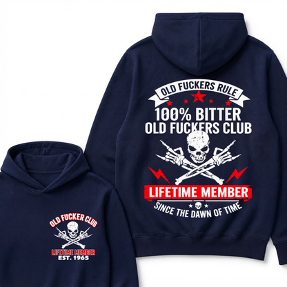 Custom Year Old Fuckers Club Lifetime Member Apparel Hoodie