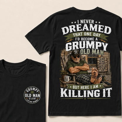 Grumpy Old Man Club T-Shirt – Funny Senior Humor Graphic Tee