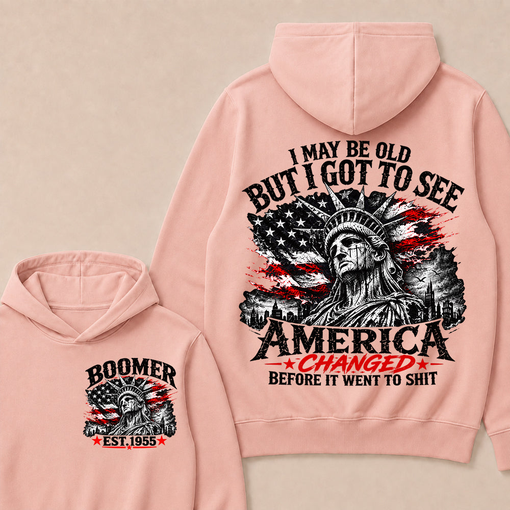 Custom Year "I MAY BE OLD BUT I GOT TO SEE AMERICA" Full Collection Hoodie