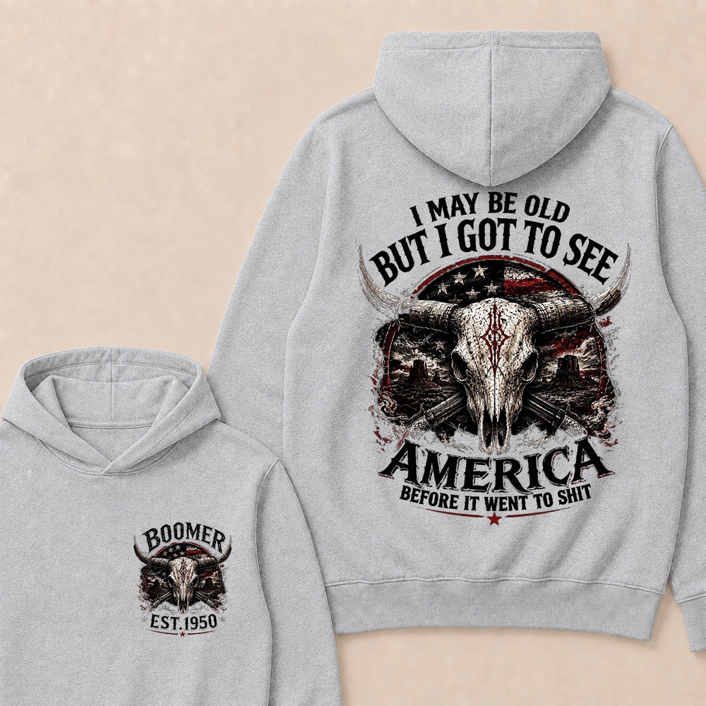 Custom Year "I MAY BE OLD BUT I GOT TO SEE AMERICA" Full Collection Hoodie
