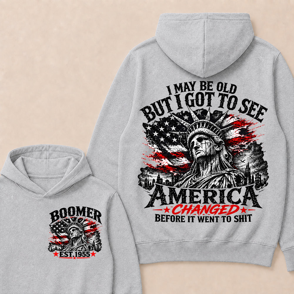 Custom Year "I MAY BE OLD BUT I GOT TO SEE AMERICA" Full Collection Hoodie