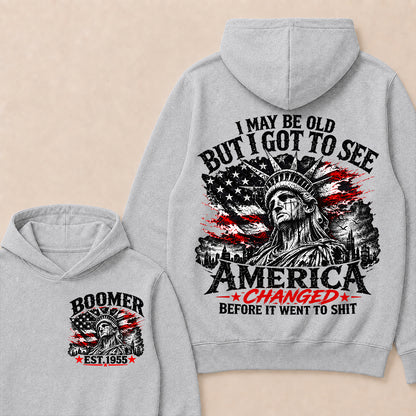 Custom Year "I MAY BE OLD BUT I GOT TO SEE AMERICA" Full Collection Hoodie