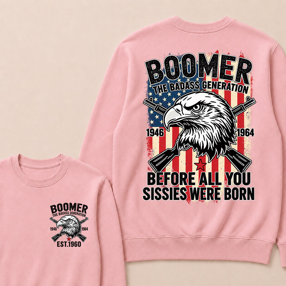 BOOMER The Badass Generation | Eagle, Rifle, and Truth Sweatshirt