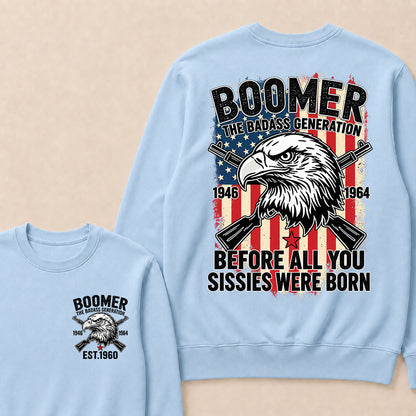 BOOMER The Badass Generation | Eagle, Rifle, and Truth Sweatshirt