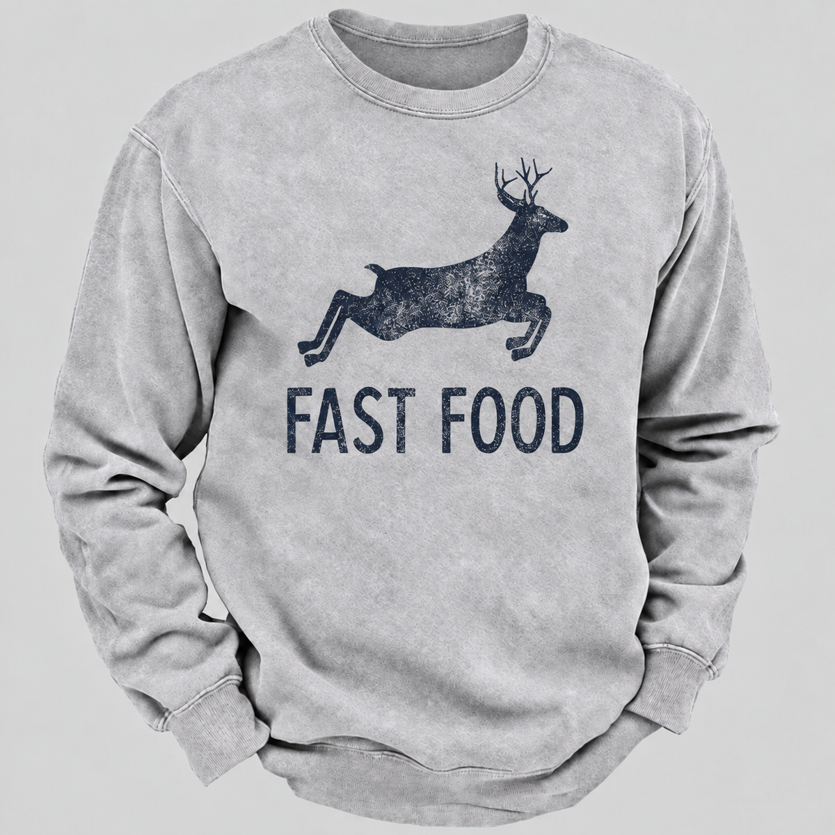 Fast Food Funny Men Hunting Sweatshirt