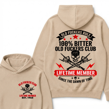 Custom Year Old Fuckers Club Lifetime Member Apparel Hoodie