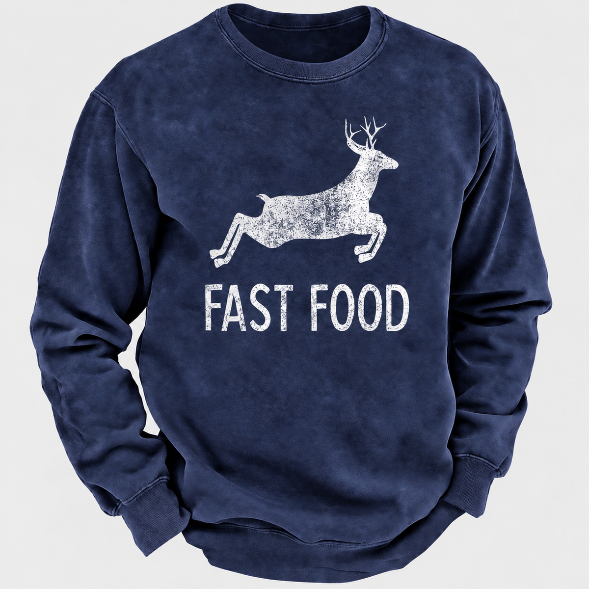 Fast Food Funny Men Hunting Sweatshirt